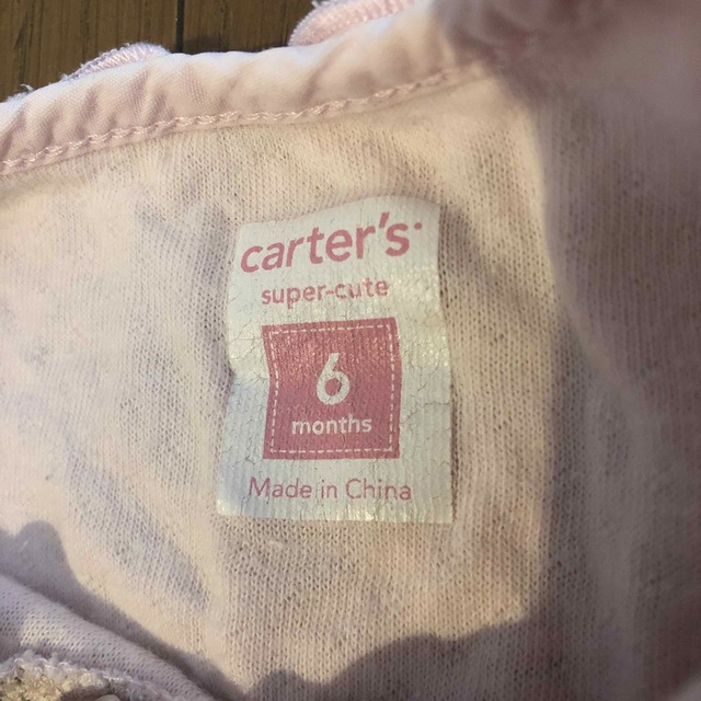 carter's(カーターズ)の値下げ！carter's カーターズ　6month 70サイズ　ピンク　花柄 キッズ/ベビー/マタニティのベビー服(~85cm)(ロンパース)の商品写真