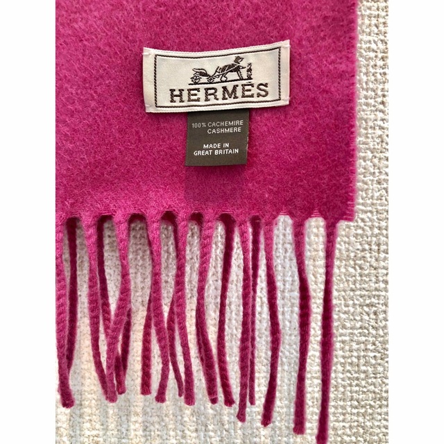 HERMES カシミアマフラー