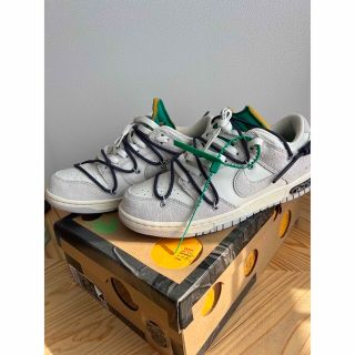 ナイキ(NIKE)のNIKE OFF WHITE Dunk ナイキオフホワイトダンク　lot20 (スニーカー)