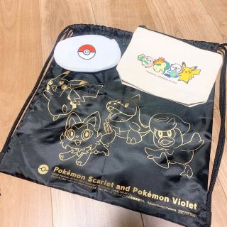 ポケモン(ポケモン)のポケモン　早期購入特典　ポーチ　ナップサック3点セット(キャラクターグッズ)