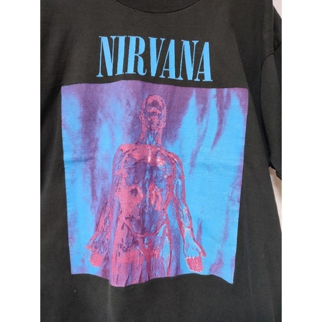 ☆日本の職人技☆ 【値下げ不可】古着 ※訳あり NIRVANA 90s Tシャツ+