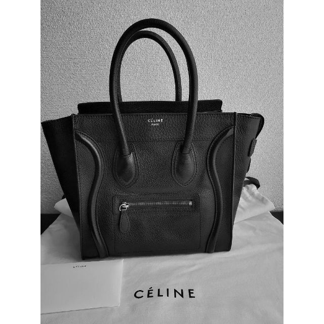 経典 celine - CELINE セリーヌラゲージ ナノ ブラック ショルダー