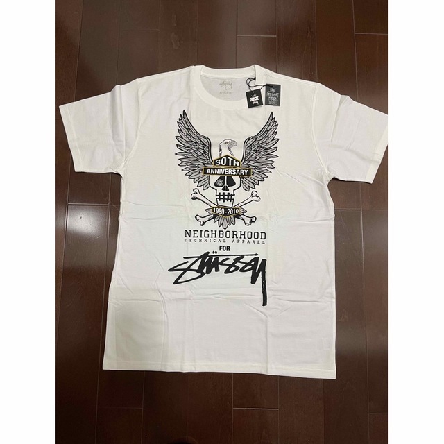 最終価格 stussy30周年コラボ　neighborhood TシャツLサイズ