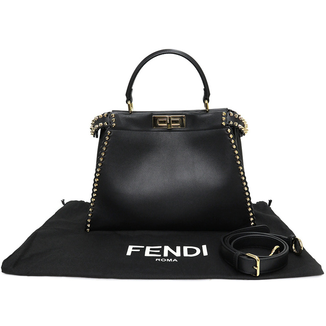 FENDI - フェンディ ピーカブー ミディアム レギュラー スタッズ 2way