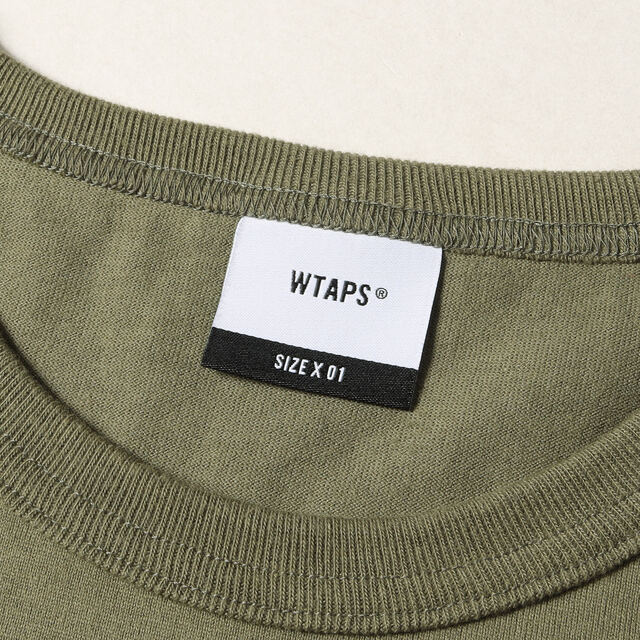 W)taps - WTAPS ダブルタップス Tシャツ フレイム刺繍 ヘビー ロング