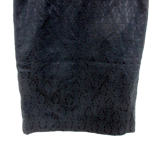 ROPE’(ロペ)のロペ ROPE スカート タイト ひざ丈 総柄 36 黒 ブラック /RT レディースのスカート(ひざ丈スカート)の商品写真