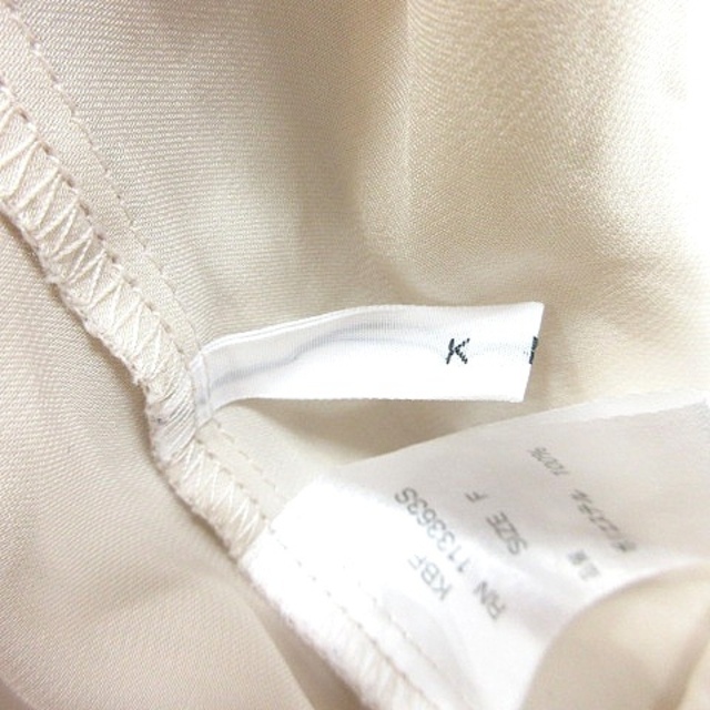 KBF(ケービーエフ)のケイビーエフ KBF アーバンリサーチ ブラウス 半袖 F ベージュ /MN レディースのトップス(シャツ/ブラウス(半袖/袖なし))の商品写真