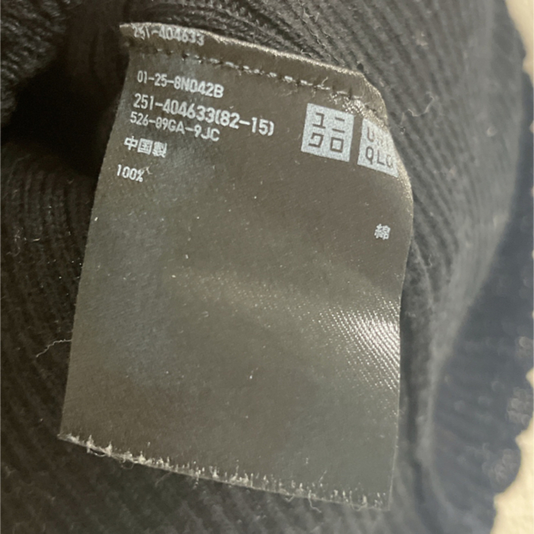 UNIQLO(ユニクロ)の【値下げ】UNIQLO UVカットリブクルーネックニット レディースのトップス(Tシャツ(半袖/袖なし))の商品写真