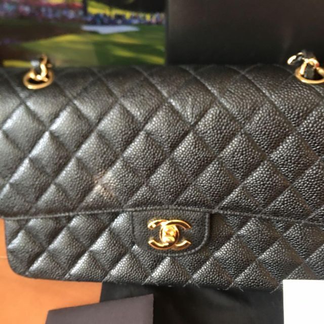 人気 CHANEL マトラッセラムスキンチェーンショルダーバック