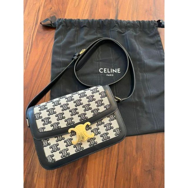 celine - セリーヌ⭐︎⭐︎刺繍★ティーントリオンフバッグ