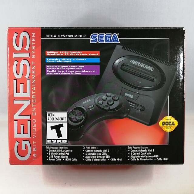 【北米版】SEGA Genesis Mini 2 セガ ジェネシス ミニ ２