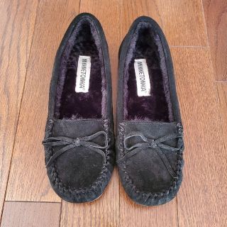 ミネトンカ(Minnetonka)のMINNETONKA　CLEAR WATER II Black(スリッポン/モカシン)