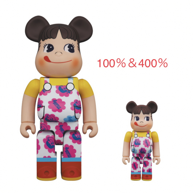 BE@RBRICK ペコちゃん ミルキー70周年デザイン 100％&400％