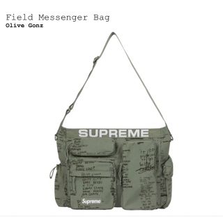 新品未開封【黒】supreme Stripe Messenger Bag