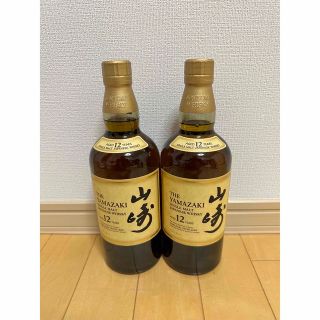 バーバリーブラックレーベル(BURBERRY BLACK LABEL)のSUNTORY  山崎12年 700ml  2本 新品未開栓(ウイスキー)