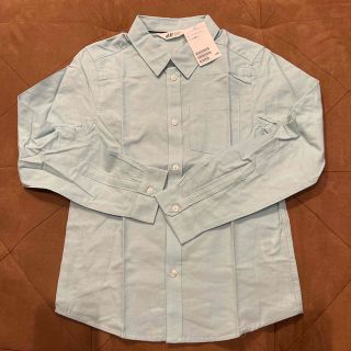 エイチアンドエム(H&M)のH&M キッズ　シャツ　未使用品　135サイズ(ブラウス)