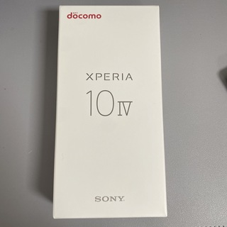 エクスペリア(Xperia)のSONY Xperia 10 IV SO-52C ブラック　スマホ　docomo(スマートフォン本体)