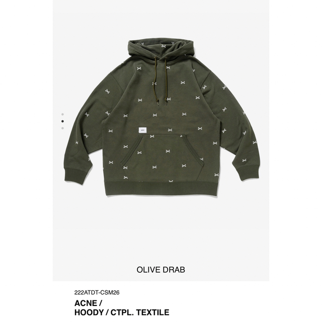 wtaps ACNE/HOODY / CTPL. TEXTILEメンズ