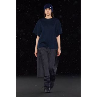 モンクレール(MONCLER)のmoncler Genius HYKE モンクレール　ワンピース　ネイビー　L(ロングワンピース/マキシワンピース)