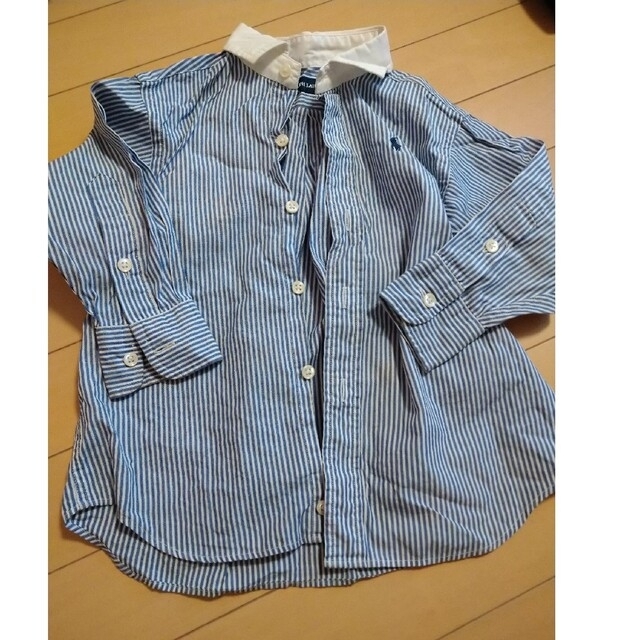 Ralph Lauren(ラルフローレン)のラルフローレン　ボタンシャツ　100 キッズ/ベビー/マタニティのキッズ服男の子用(90cm~)(ブラウス)の商品写真