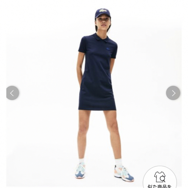 LACOSTE(ラコステ)のラコステ　ポロワンピ【未使用】34号 レディースのワンピース(ミニワンピース)の商品写真