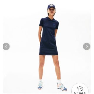 ラコステ(LACOSTE)のラコステ　ポロワンピ【未使用】34号(ミニワンピース)