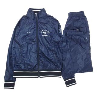 ユニフォームエクスペリメント(uniform experiment)のuniform experiment ユニフォームエクスペリメント セットアップ × NIKE UEAFA NYLON TRACK JACKET PANTS SET UP ナイロン トラック ジャケット パンツ セットアップ ダークネイビー系 S【中古】(その他)