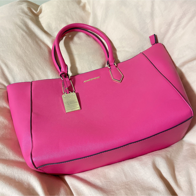 & chouette - samantha&chouette トートバッグ ハンドバッグ ピンクの