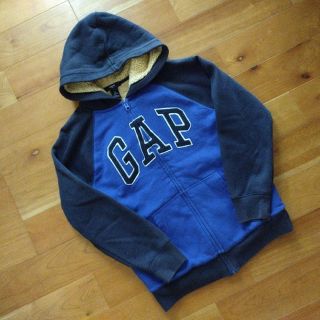 ギャップキッズ(GAP Kids)のGapKids　裏ボアフードパーカー　140(ジャケット/上着)