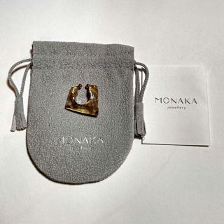 アッシュペーフランス(H.P.FRANCE)のmonaka jewellery ゴールデンルチルクォーツ ロックイヤカフ(イヤーカフ)