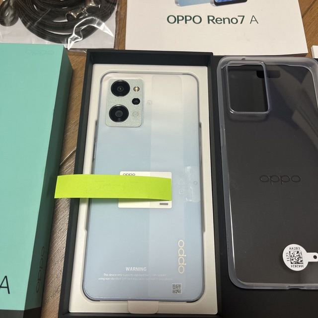 【新品未使用】Oppo Reno 7A SIMフリー スマホ