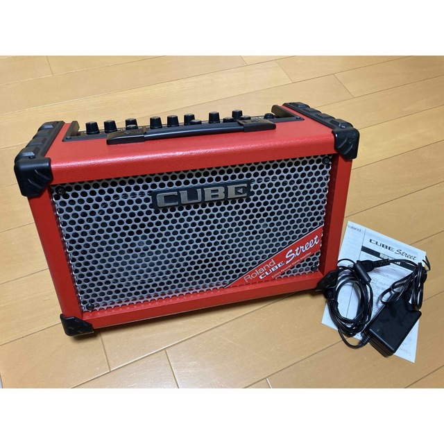 Roland CUBE Street 赤 ローランド 純正ACアダプタ付 送料込