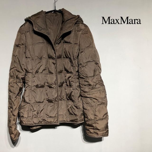マルチボーダーシリーズ Max Mara S マックスマーラ ダウンジャケット