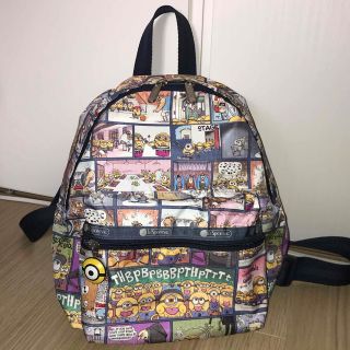 レスポートサック(LeSportsac)のレスポートサック  ミニオンコラボ　ミニリュック　バックパック　コミック柄(リュック/バックパック)