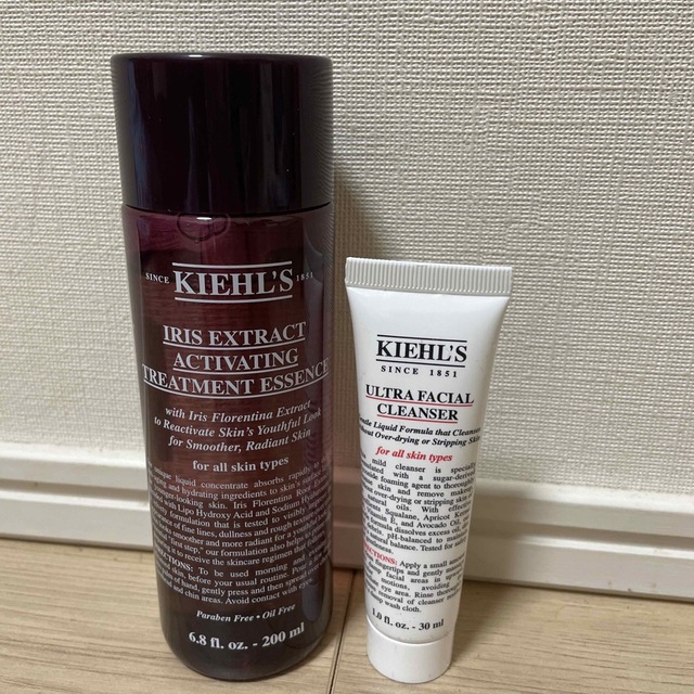 Kiehl's(キールズ)のキールズ　IRS エッセンス ローションとクレンジングセット コスメ/美容のスキンケア/基礎化粧品(化粧水/ローション)の商品写真