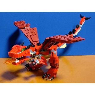 レゴ(Lego)のレゴ★クリエイター ファイヤードラゴン 31032 美品 人気 激レア(模型/プラモデル)