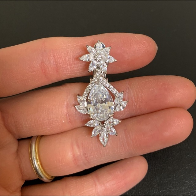 ブライダル ジルコニア イヤリング 結婚式 concrest.ro