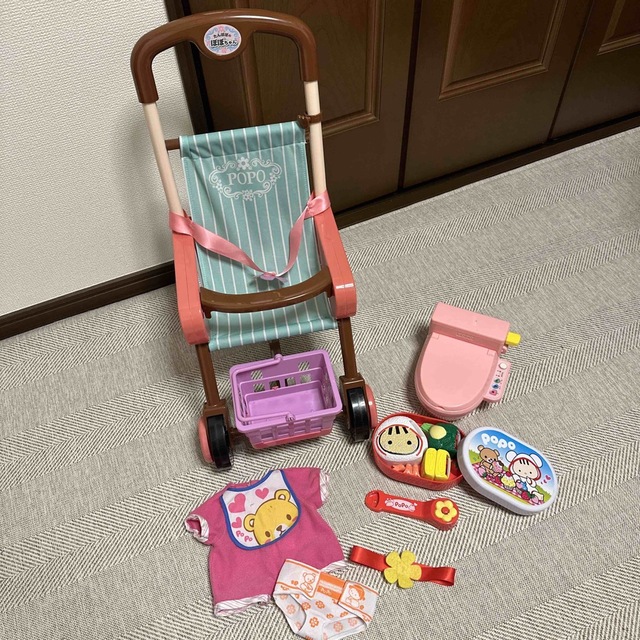 ぽぽちゃんお世話セット キッズ/ベビー/マタニティのおもちゃ(知育玩具)の商品写真