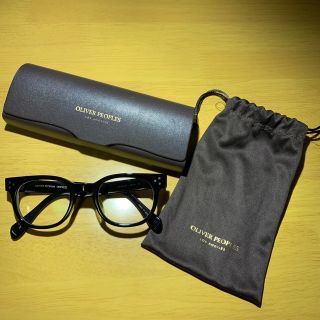 オリバーピープルズ(Oliver Peoples)の美品 オリバーピープルズ 黒縁メガネ(サングラス/メガネ)