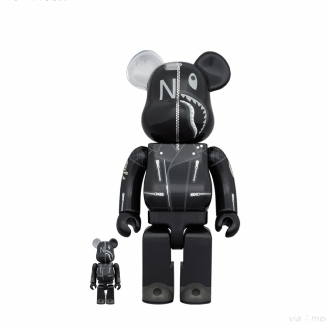 MEDICOM TOY(メディコムトイ)のBAPE NEIGHBORHOOD BE@RBRICK 100% & 400% ハンドメイドのおもちゃ(フィギュア)の商品写真