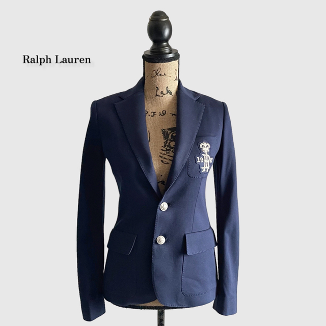 Ralph Lauren(ラルフローレン)の白くま様専用RALPH LAUREN ジャケット ネイビー レディース レディースのジャケット/アウター(テーラードジャケット)の商品写真