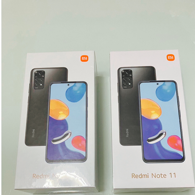 【とらご様専用】Redmi Note 11 2台 新品・未開封スマートフォン/携帯電話
