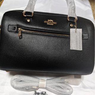 コーチ(COACH)のCOACH  ミニバッグ　シンプル黒(ハンドバッグ)