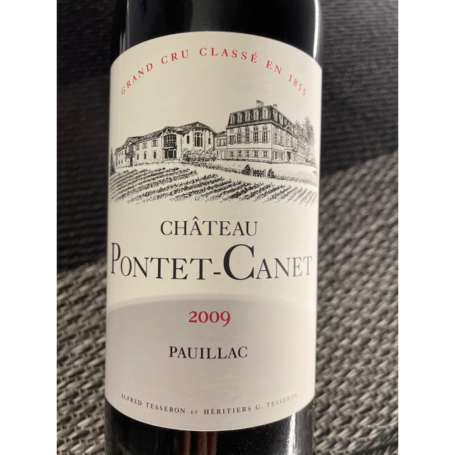 シャトーポンテカネ (Pontet Canet) 2009年 食品/飲料/酒の酒(ワイン)の商品写真