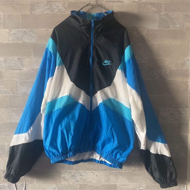 希少　90s　OLD NIKE　銀タグ　ナイロン　ジャケットシャカシャカ