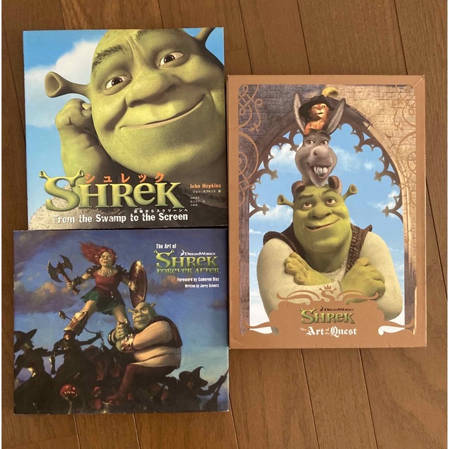 シュレック　設定資料集　アートブック　３冊　Art of Shrek 海外アニメマイクマイヤーズ