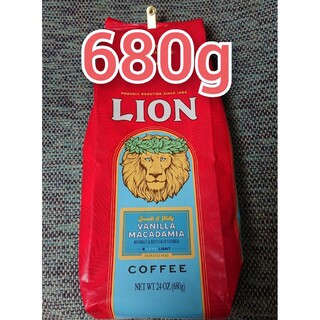 ライオン(LION)のライオンコーヒー バニラマカダミア 680g(コーヒー)