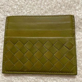 ボッテガヴェネタ(Bottega Veneta)のボッテガべネタ　カードケース　モスグリーン(名刺入れ/定期入れ)