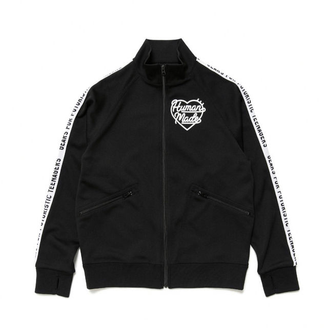 HUMAN MADE HEART TRACK JACKET BLACK 2XL