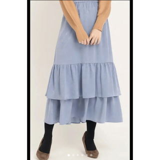 ストロベリーフィールズ(STRAWBERRY-FIELDS)のリラ様専用　新品タグ付き　ストロベリーフィールズ　マロンサテン　スカート(ロングスカート)